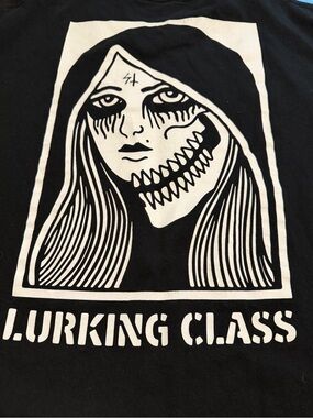 Lurking Class Black Short-Sleeve Graphic Tee